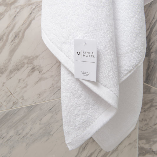 Toalla Hotel 600 g/m2 45x90cms Blanco