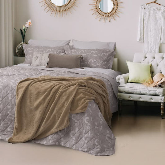 Quilt Microfibra 2 P Portugal Estampado Lilium | Mashini