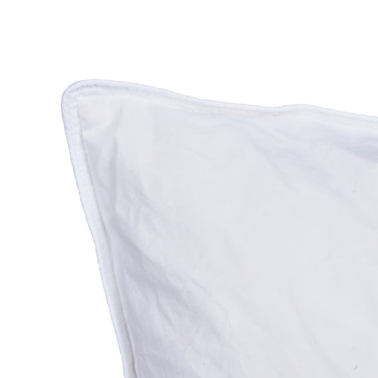 Borde de la Almohada de Plumas 50x70 color Blanca Mashini