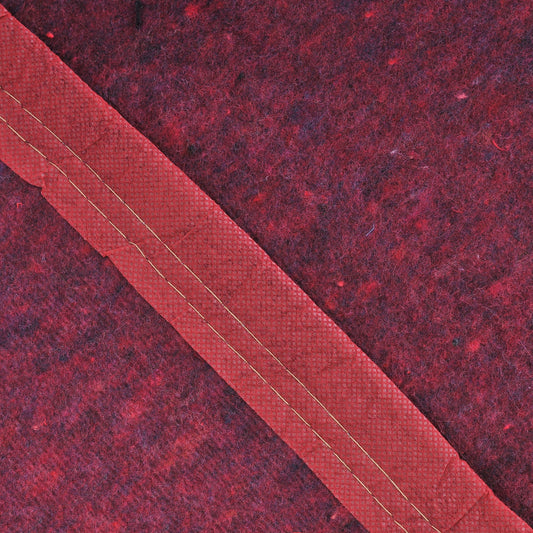 Frazada 1.5 Plazas Lineas Rojo