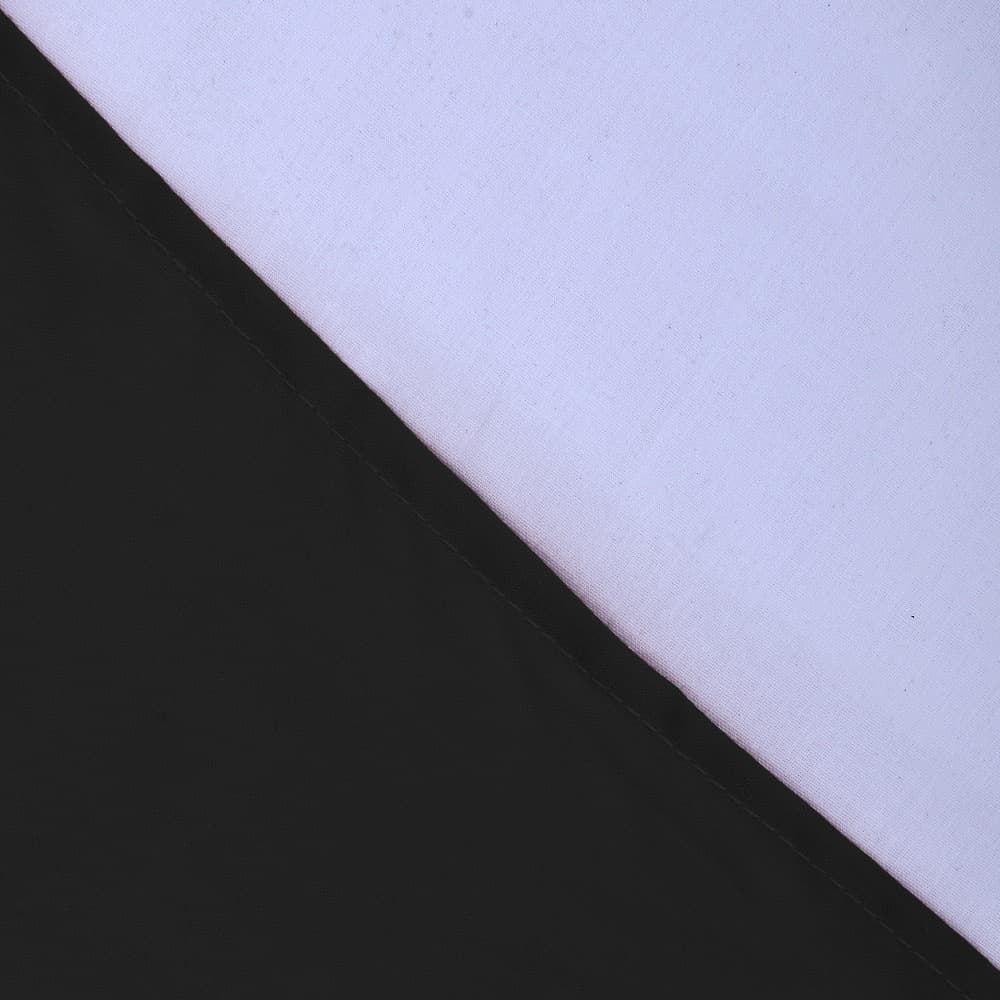 zoom del Faldón 144 hilos color negro para camas de 1.5 Plazas mashini
