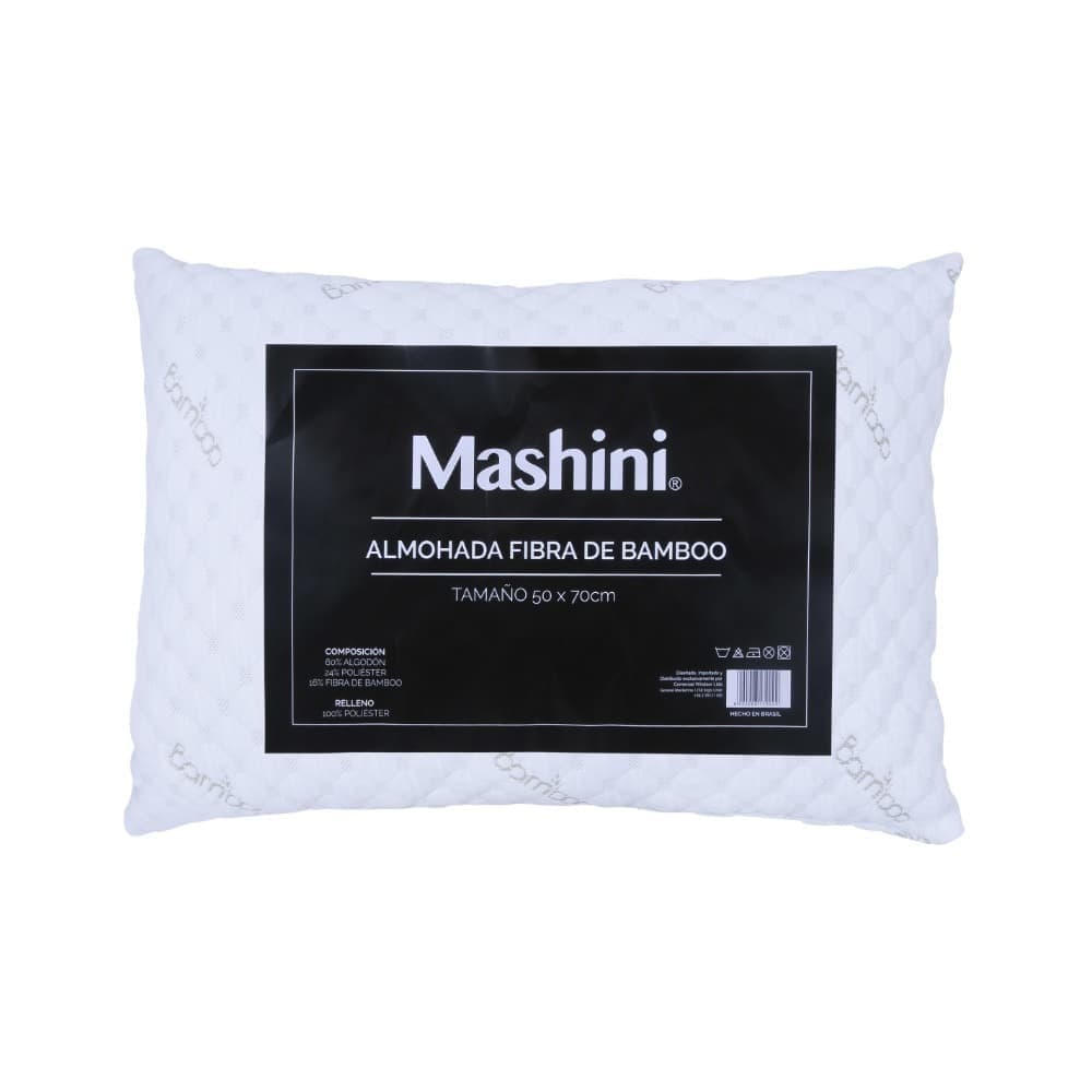 Almohada de fibra 50x70 color Blanco Mashini