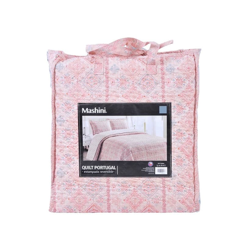 Quilt Microfibra 1.5 P Portugal Estampado Ginger | Mashini