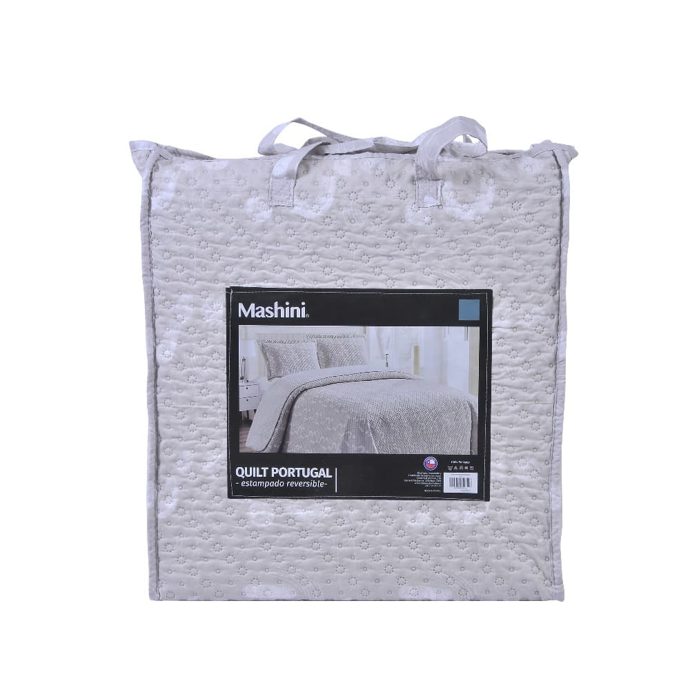 Quilt Microfibra 2 P Portugal Estampado Lilium | Mashini