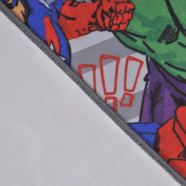 detalle de la Bajada de Cama 56x90 Avengers-Pasión | Mashini