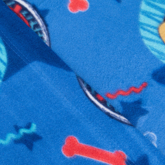 Sábana 1.5 Plazas Polar Estampado PWP Niño Huesos | Mashini