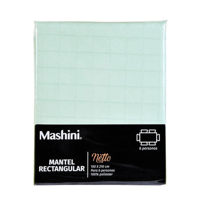 empaque del Mantel Netto 150x210 cms Verde | Mashini