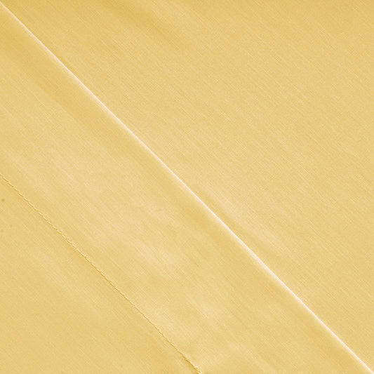 Sábana 2 Plazas 144 Hilos Colores Lisos Amarillo