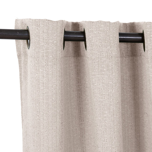 Set Cortinas Jacquard Argolla Arena Valdivia