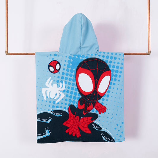Toalla Playa Capucha MF 60x120 cms Spiderman Go