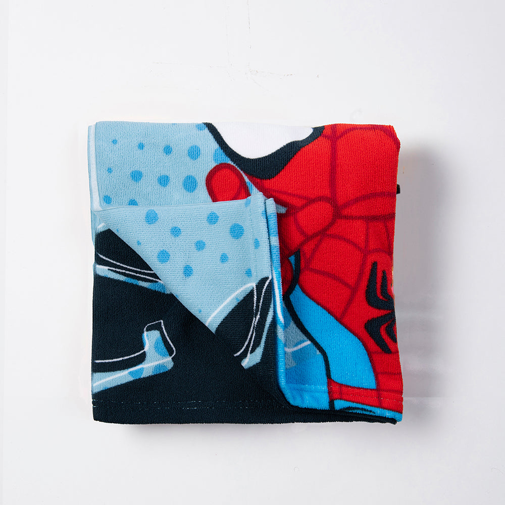 Toalla Playa Capucha MF 60x120 cms Spiderman Go