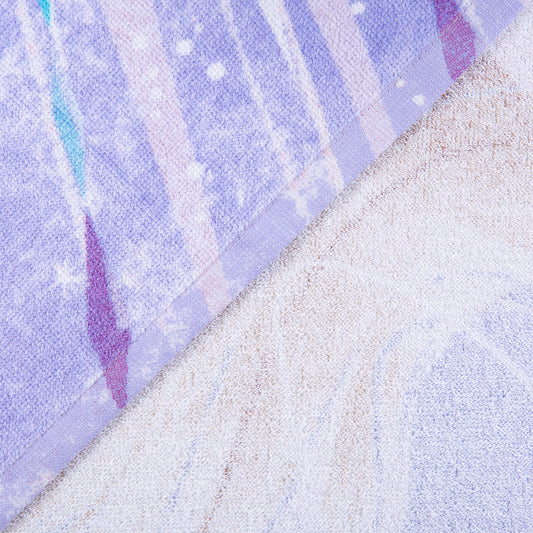 Toalla Playa Algodón 70x140 cms Frozen Hojas