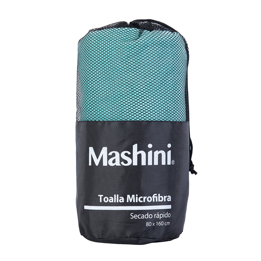 Toalla Deportiva Poliamida Fluor 80x160 cms Celeste