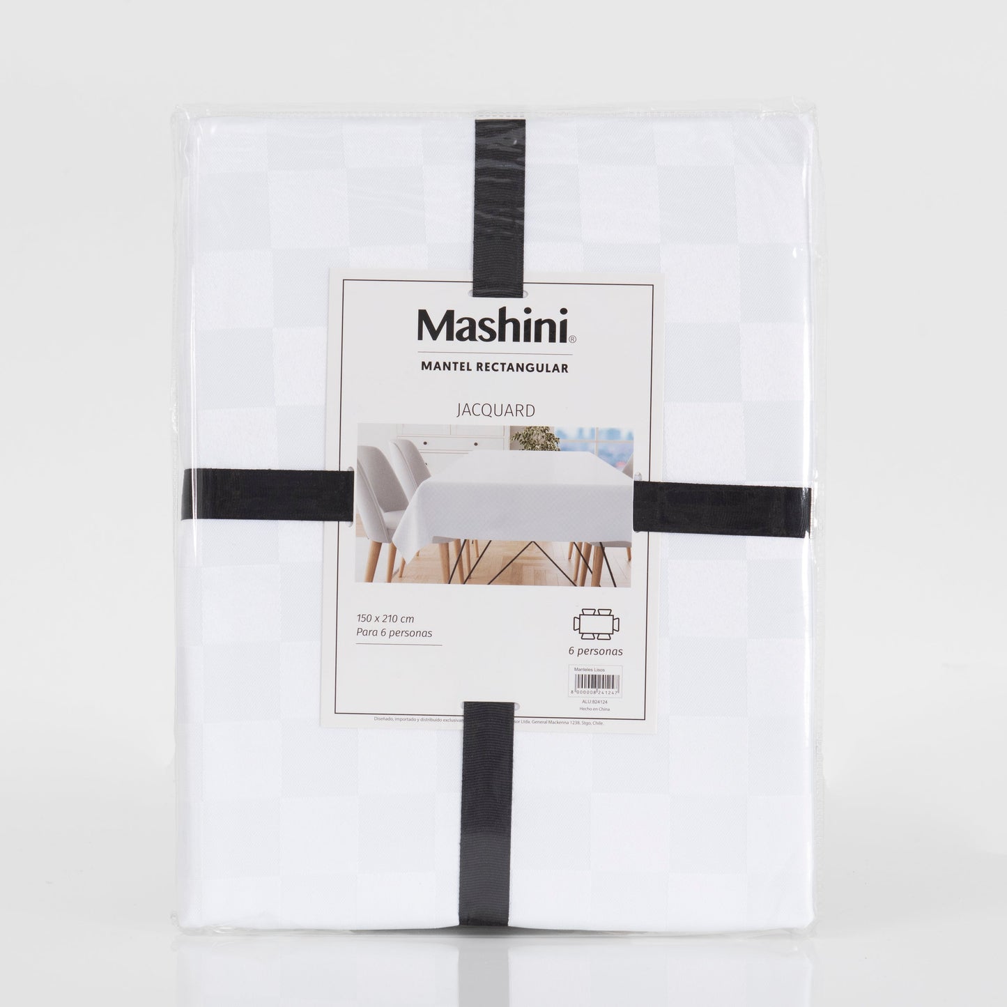 Mantel Fechas Patrias 150x210 cms Rectangular Blanco