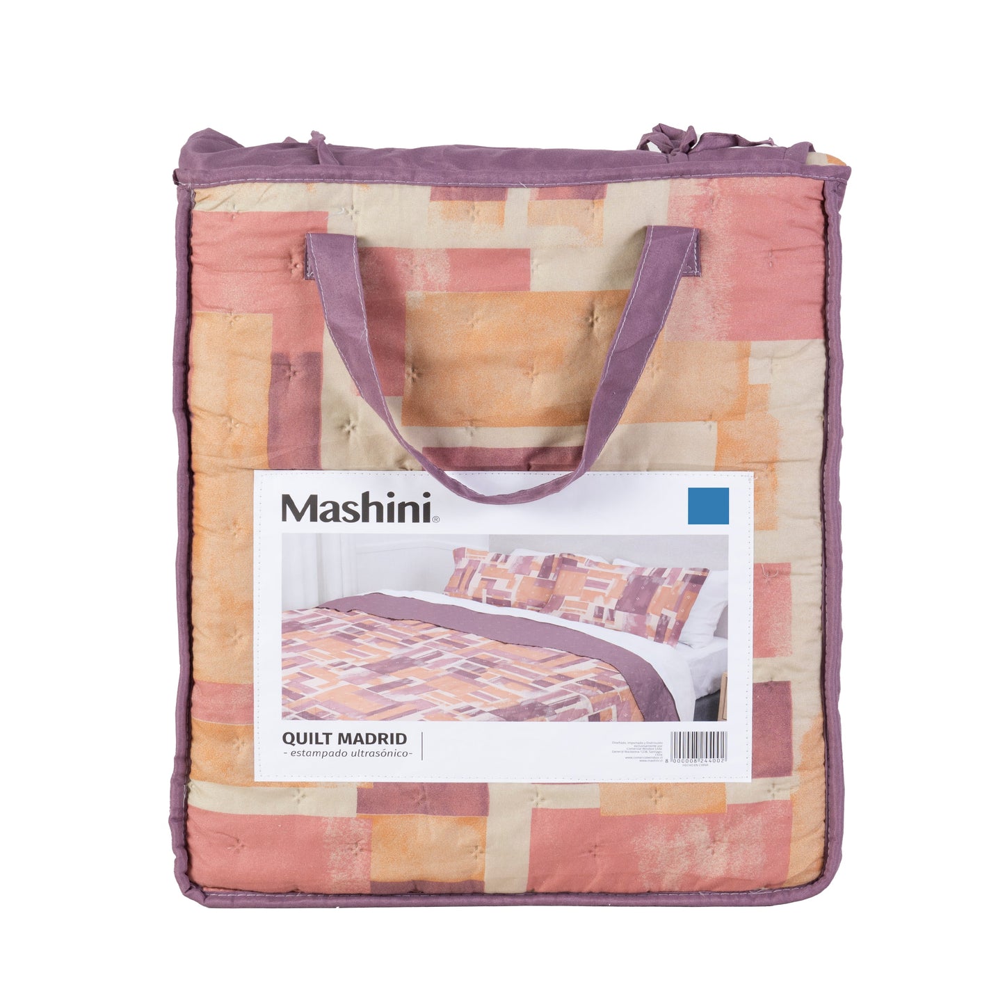 Quilt 2 Plazas Toledo Estampado Cube