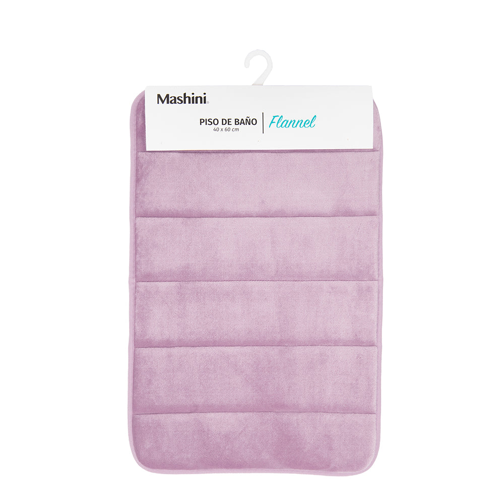 Piso de Baño Flannel Lila