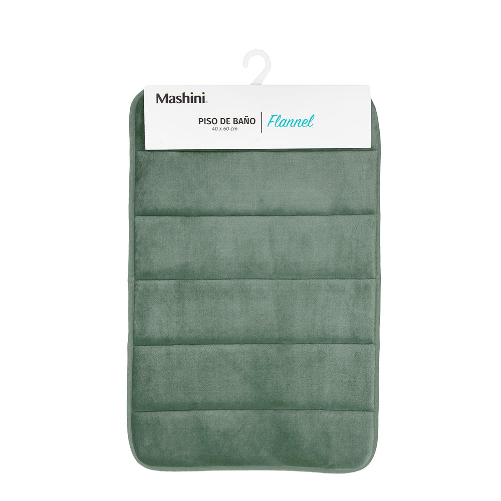 Piso de Baño Flannel Verde