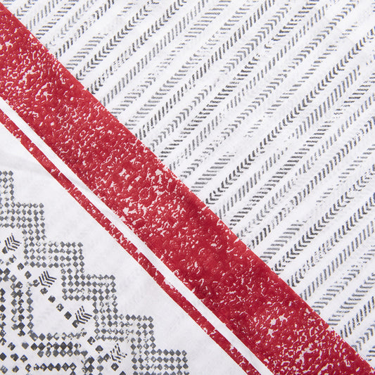 Sábana King 144 Hilos Estampado Snow