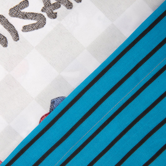 Sábana 1.5 Plazas Microfibra Spiderman Letras