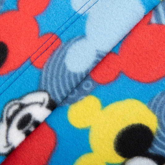 Sábana 1.5 Plazas Polar Estampado Disney Mickey Vintage