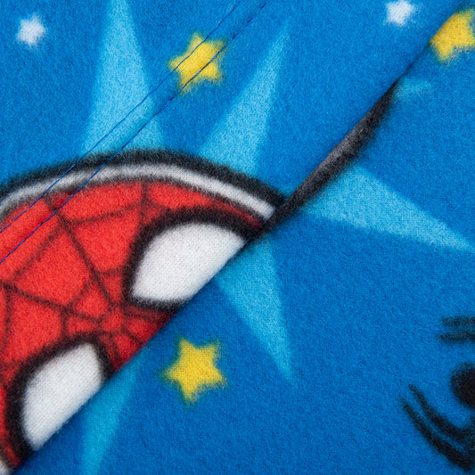 Sábana 1.5 Plazas Polar Estampado Spiderman Estrella