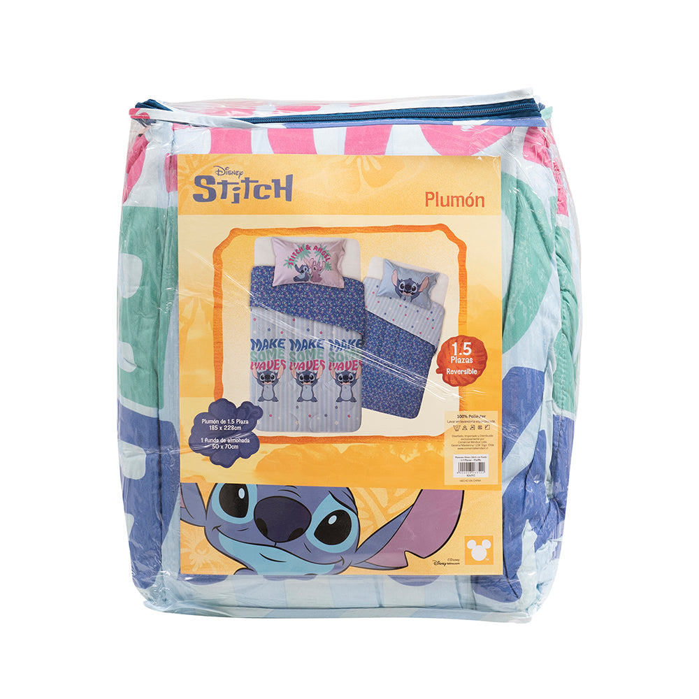Plumón 1.5 Plazas Stitch Fluffly