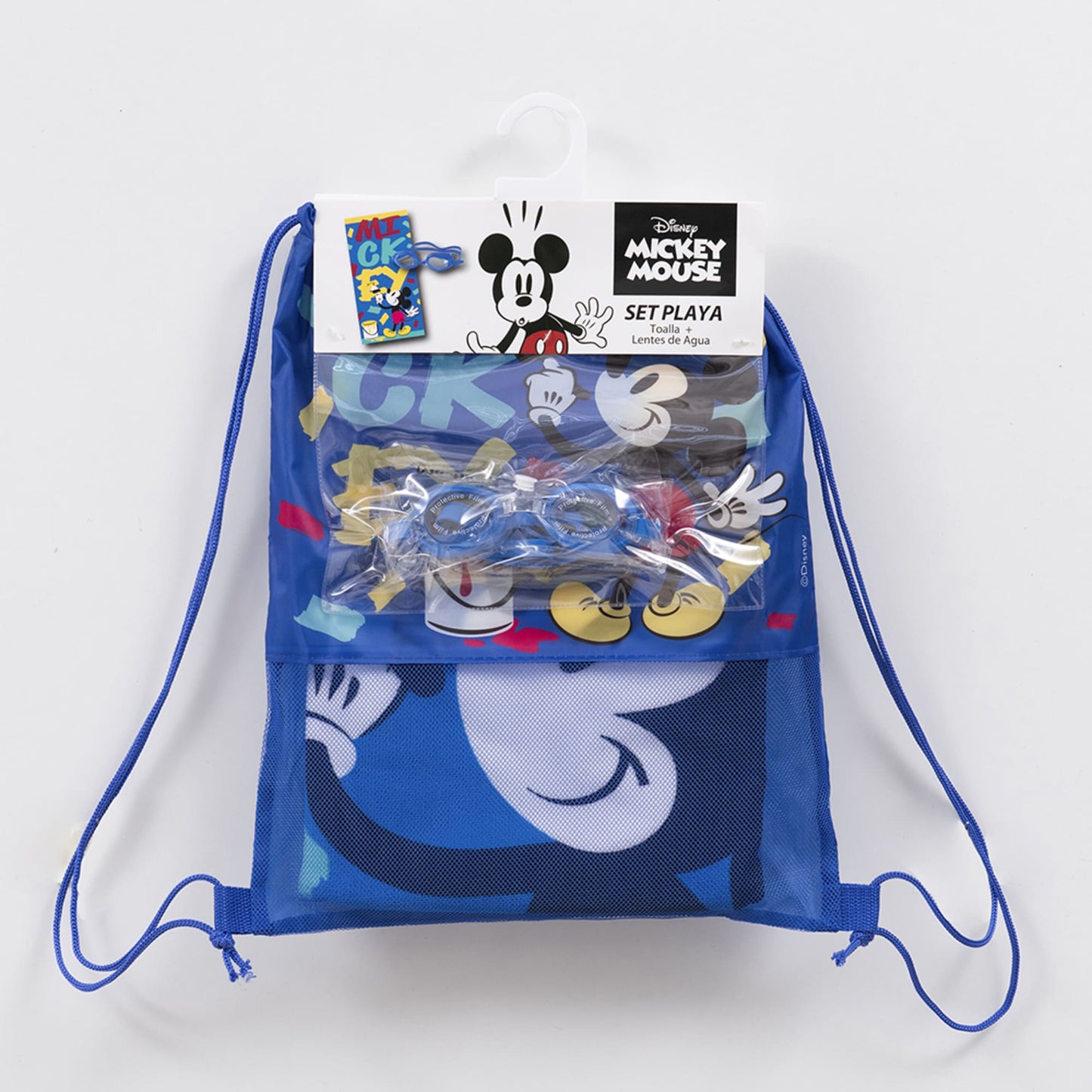 Set Toalla, Lentes de Agua y Bolso Mickey Broc