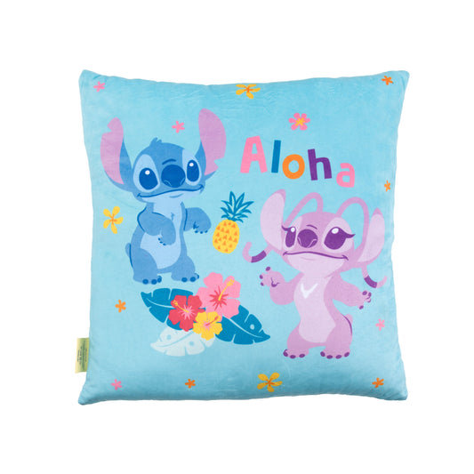 Cojín Velour Est. 40x40 cms Disney Stitch Fluffy