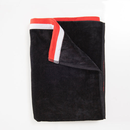 Toalla Playa Jacquard Algodón 80x160 cm Mickey Negro