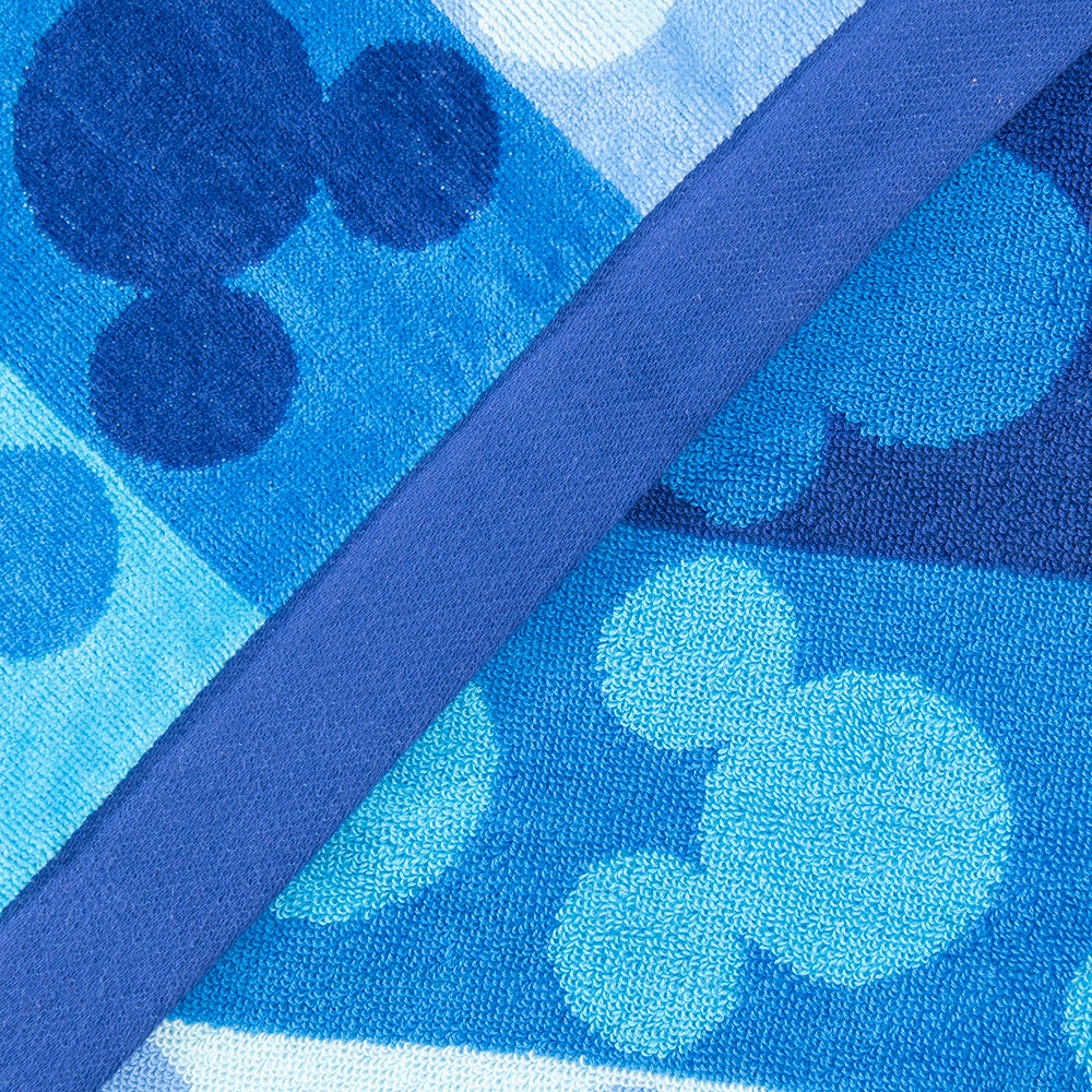 Toalla Playa Jacquard Algodón 80x160 cm Mickey Azules