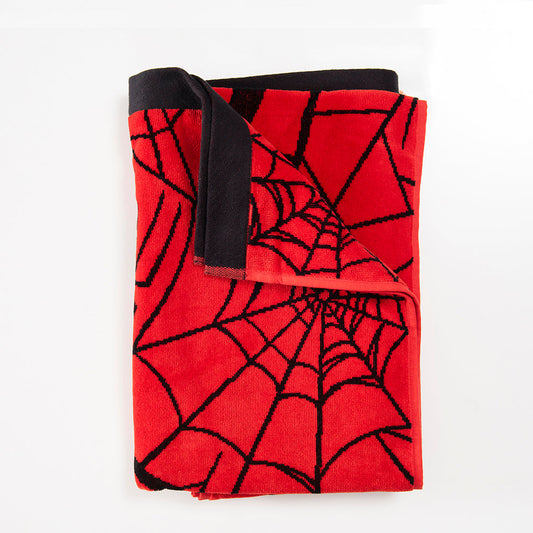 Toalla Playa Jacquard Algodón 80x160 cm Spiderman Cabeza