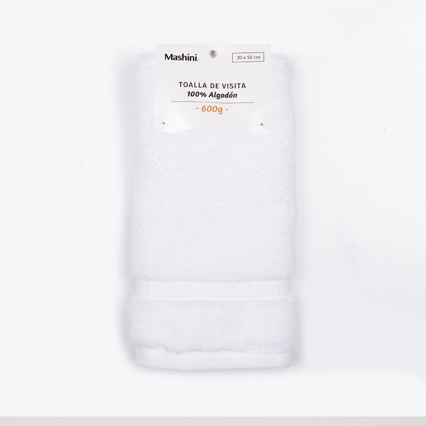 Toalla de Cara Soft Twist 600 g/m2 30x50 cm Blanco
