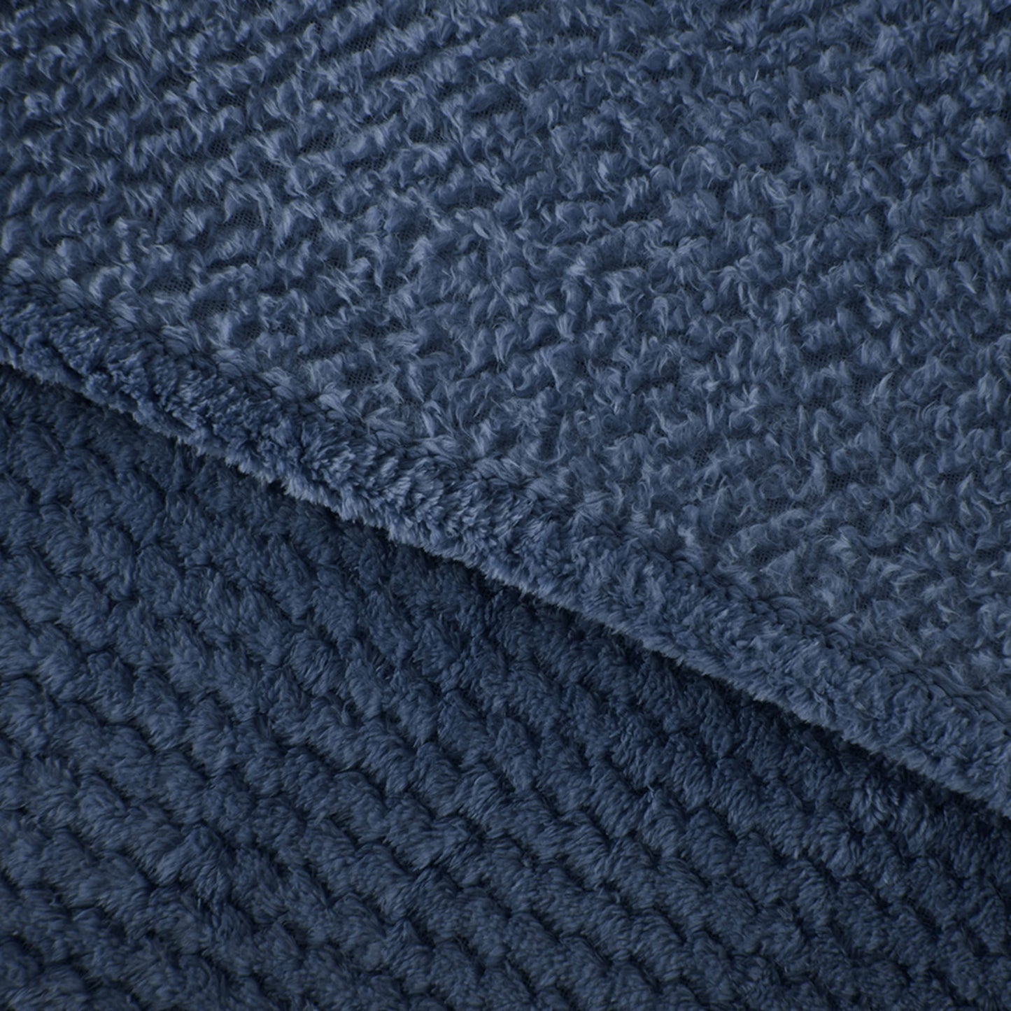 Frazada King Flannel Aura Azul