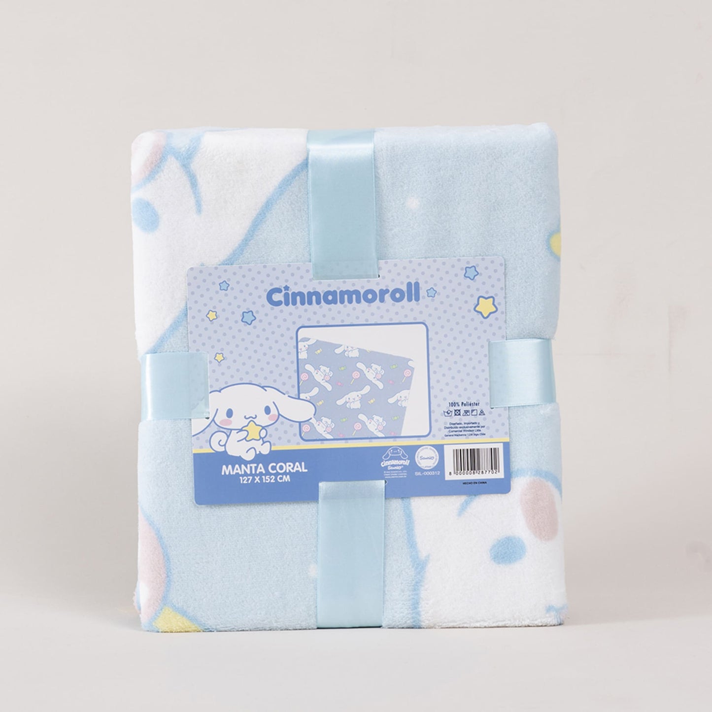 Manta Coral 127x152 cm Cinnamoroll