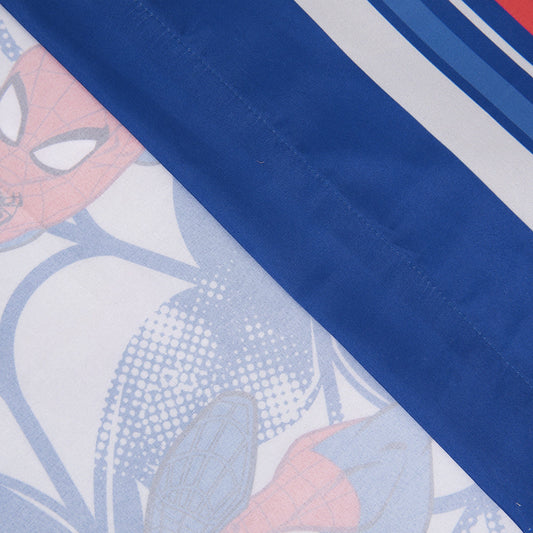 Sábana 1.5 Plazas Microfibra Spiderman New Azul
