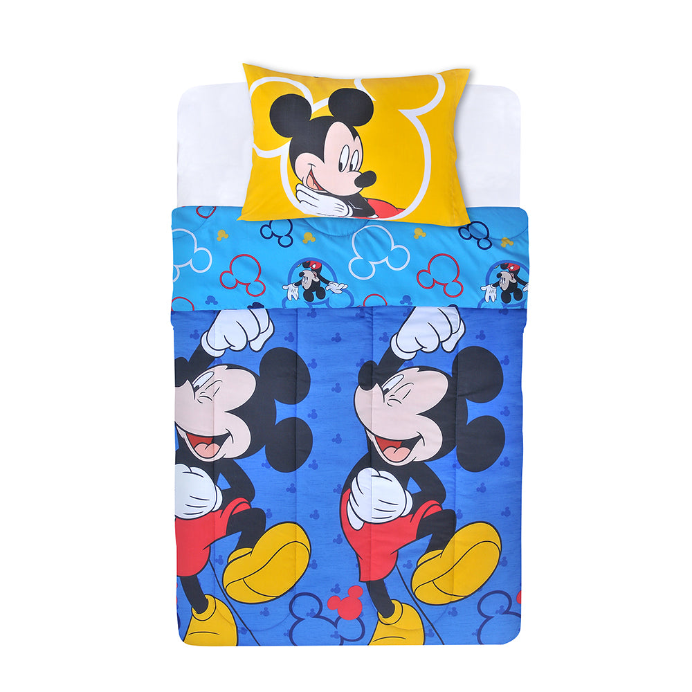 Plumón 1.5 Plazas Mickey azul disney  mashini