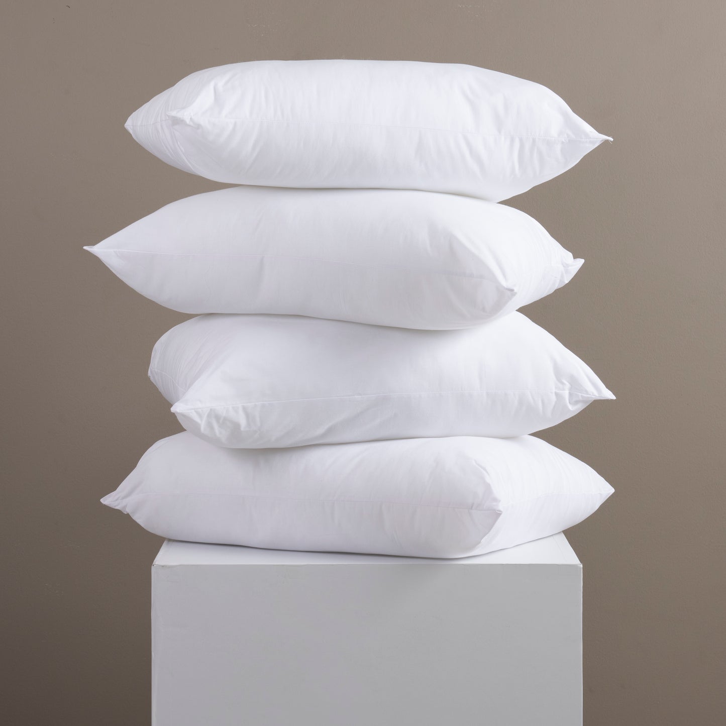 Set 4 Almohadas 144 Hilos 50x70 cms Blancas