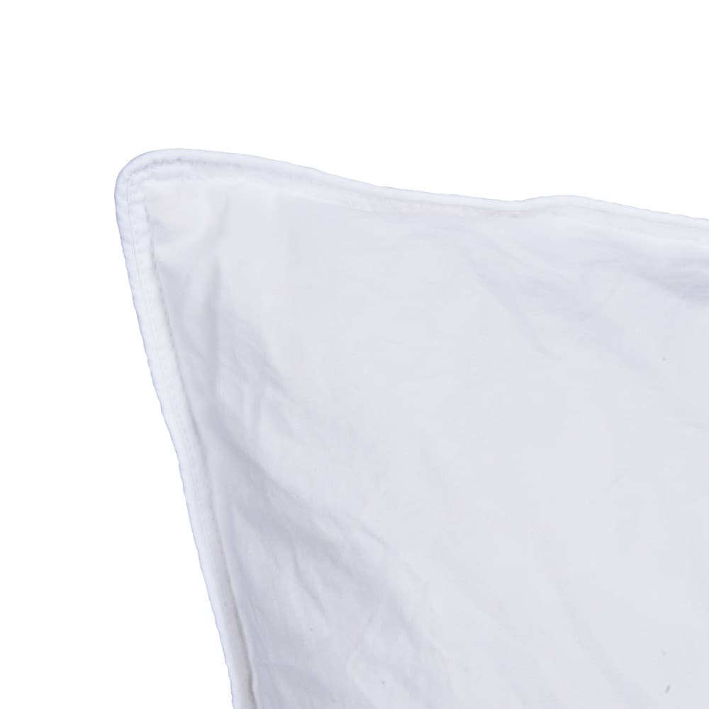 Borde de la  Almohada de Plumas 50x70 color Blanca Mashini