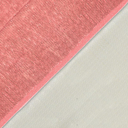 Detalle del Piso De Baño Flannel color Rosado Mashini