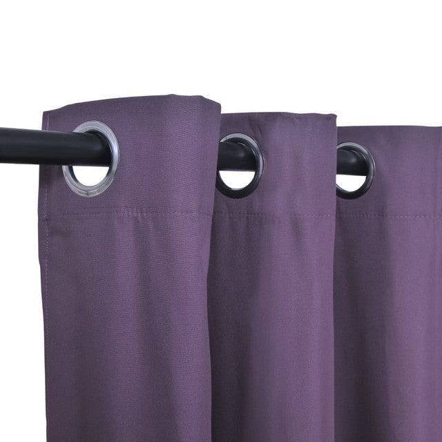 zoom de la Cortina Blackout Argolla 140X220 color Morado mashini