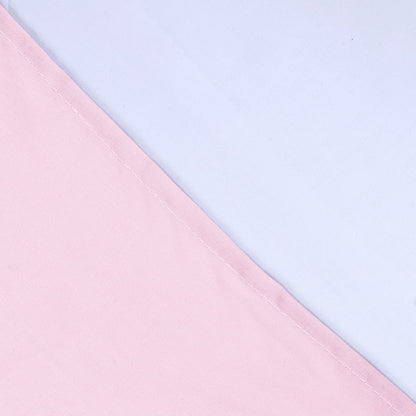 zoom del Faldón 144 Hilos de color rosado para camas de 1.5 Mashini