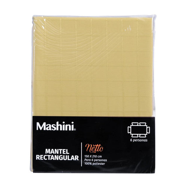 Mantel Netto 150x210 amarillo mostaza mashini