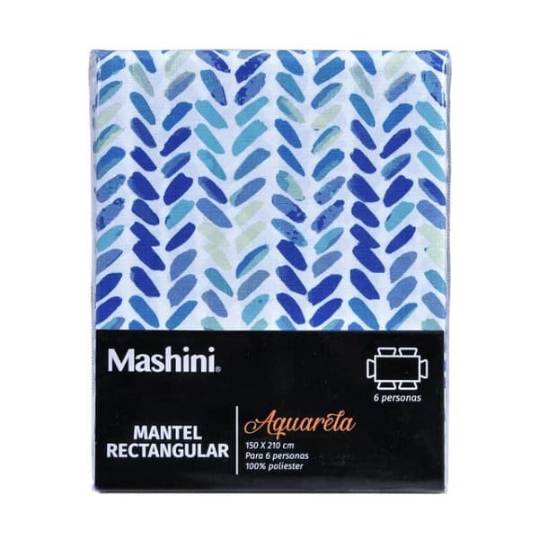 Mantel Aquarela 180 Redondo Geometrico | Mashini