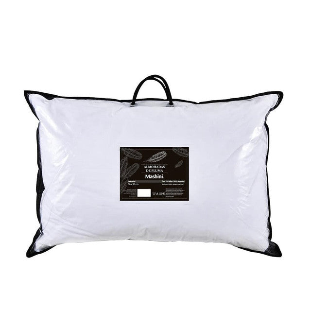 Almohada Plumas 50x90 cm Blanca | Mashini