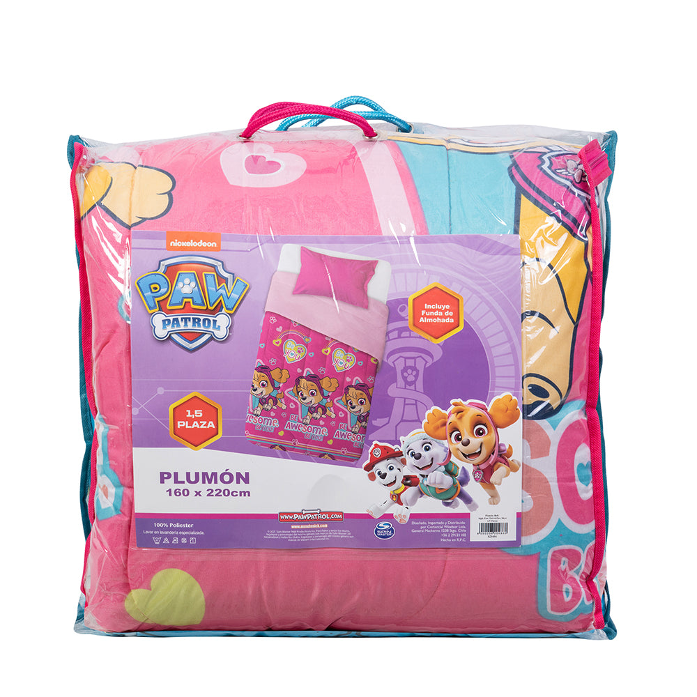 Plumón 1.5 Plazas Microfibra Paw Patrol-Paw Skye