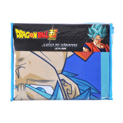 Sabana Microfibra 1.5 Plazas Dragon Ball Z DBS