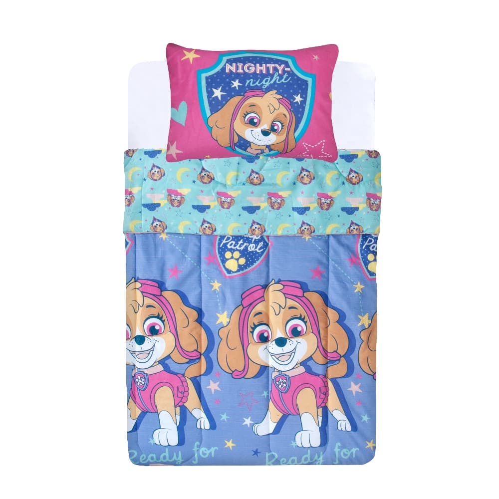 Plumon 1.5 Plazas Microfibra Paw Patrol Niña Skye