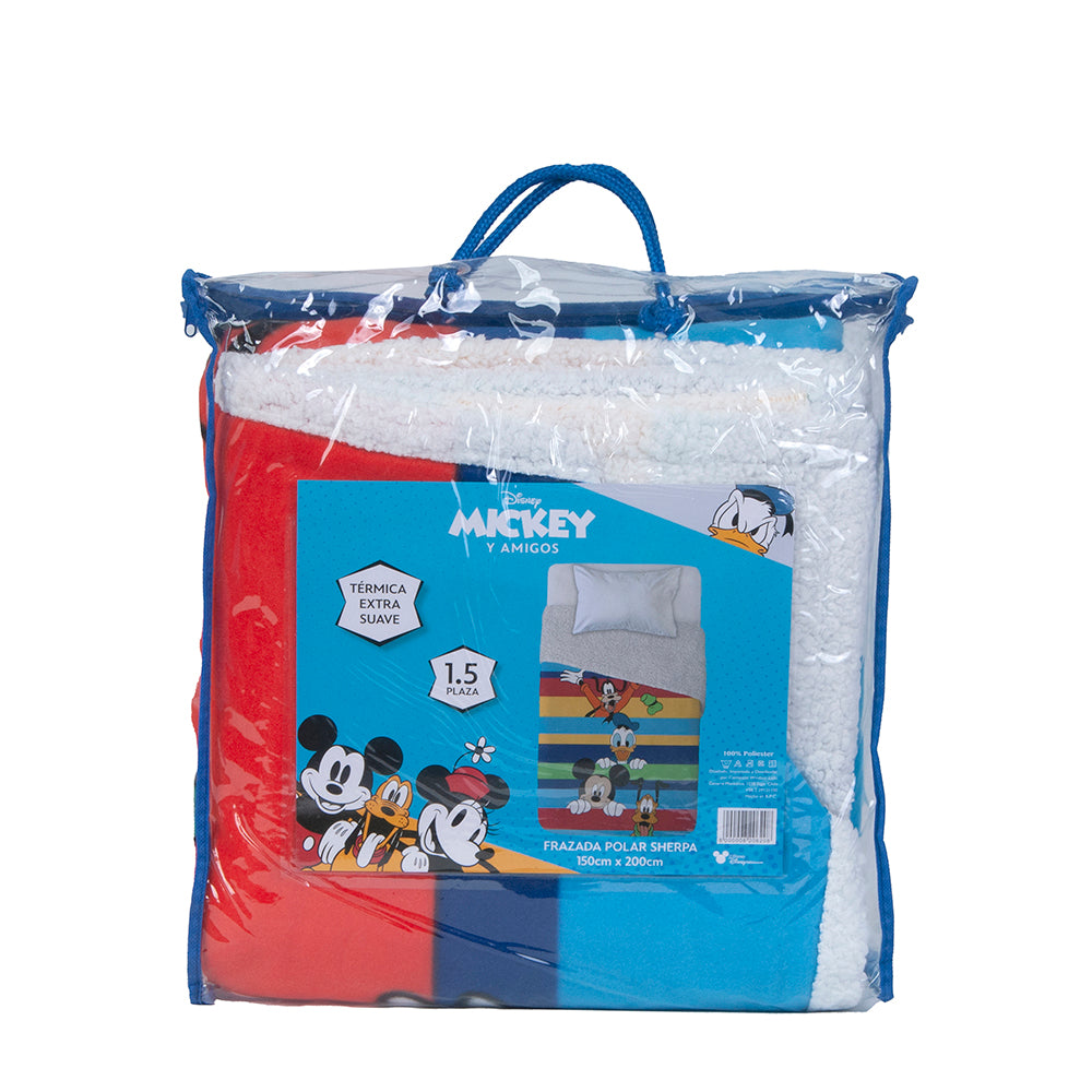 Frazada Polar Sherpa 150x200 Mickey Amigos | Mashini