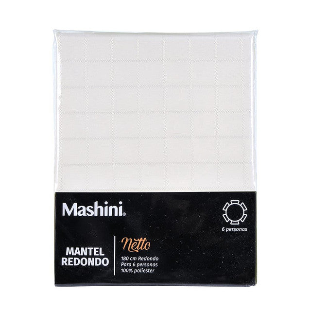 empaque del Mantel Netto 180 cms Beige | Mashini