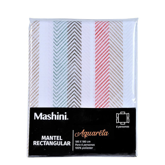 empaque del Mantel Acuarela 180x180 cms Arya | Mashini